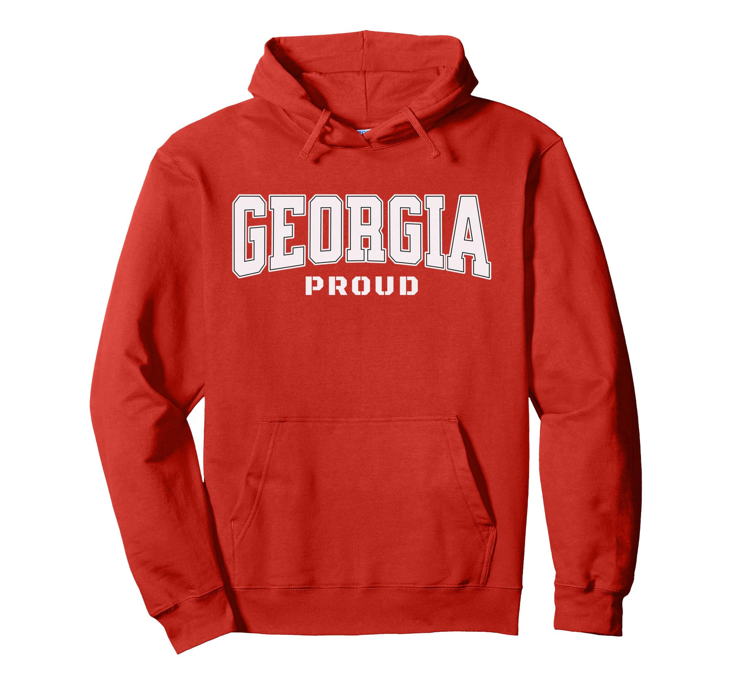Georgia Ga Athletic Varsity Sports Red Hoodie - Streetwear Style Unisex - T-Shirt, Sweatshirt, Hoodie