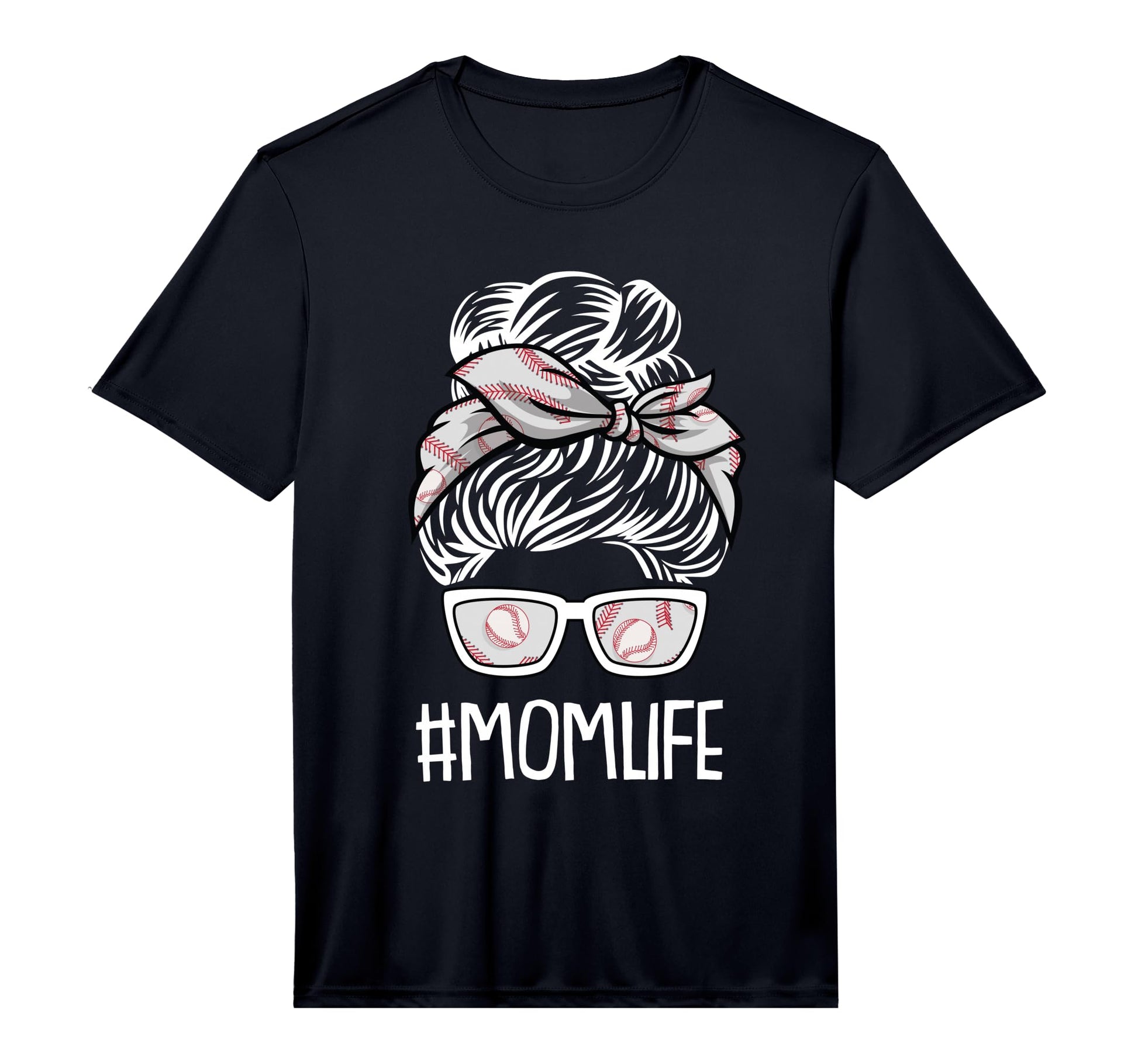 Mens Mom Life Mothers Day Baseball Sport T-Shirt - Graphic Print Unisex - T-Shirt, Sweatshirt, Hoodie