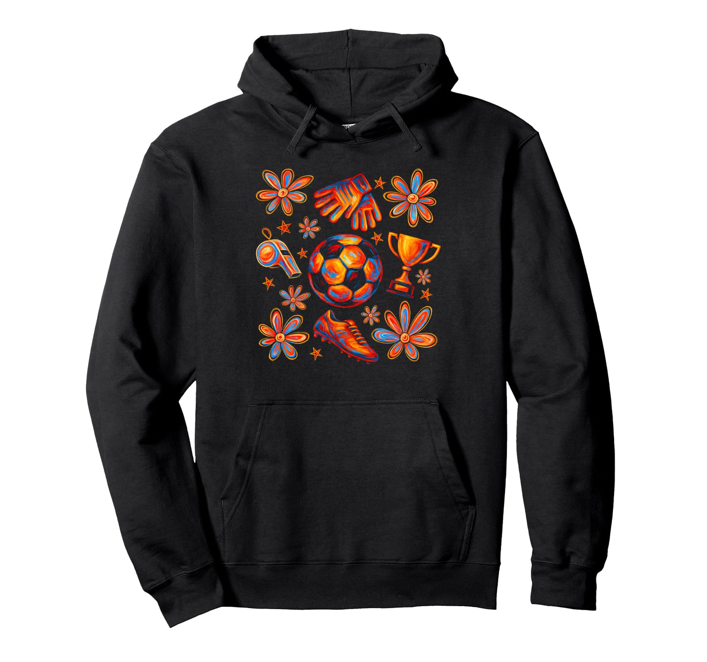 Soccer Player Soccer Lover Game Day Vibes Hoodie - Streetwear Style Unisex - T-Shirt, Sweatshirt, Hoodie