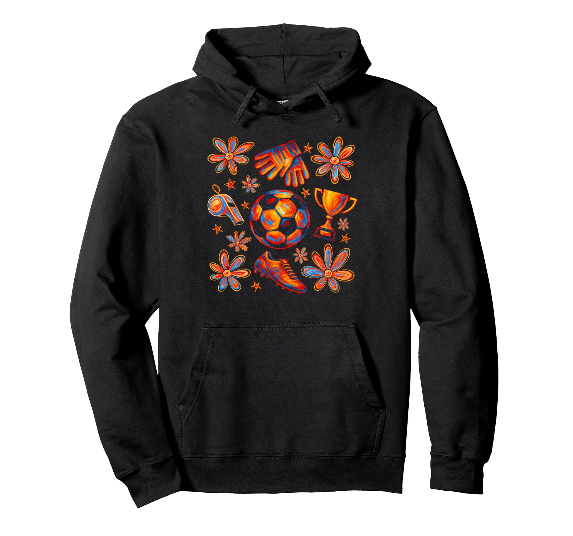 Soccer Player Soccer Lover Game Day Vibes Hoodie - Streetwear Style Unisex - T-Shirt, Sweatshirt, Hoodie