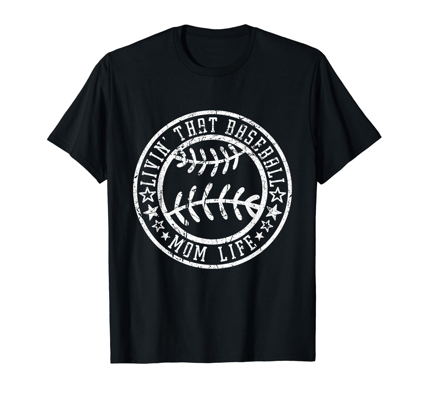 Living That Baseball Mom Life Funny T-Shirt - Streetwear Style Unisex - T-Shirt, Sweatshirt, Hoodie