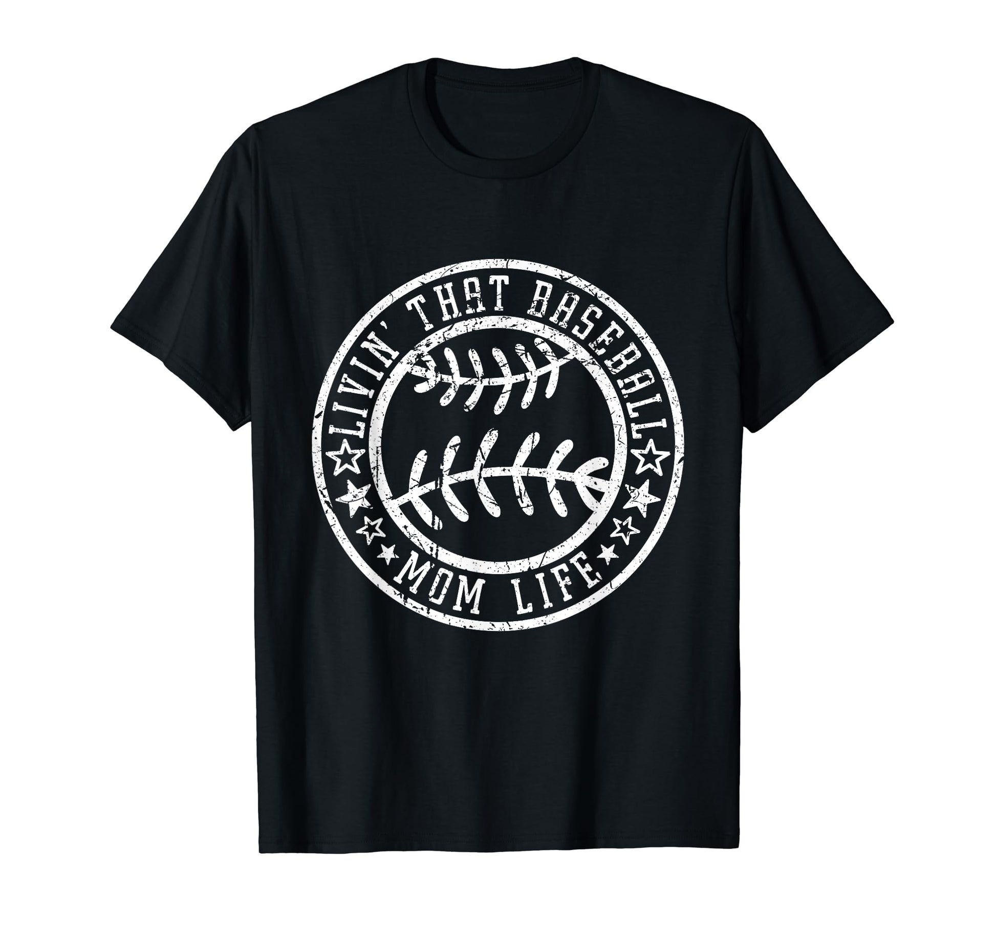 Living That Baseball Mom Life Funny T-Shirt - Streetwear Style Unisex - T-Shirt, Sweatshirt, Hoodie