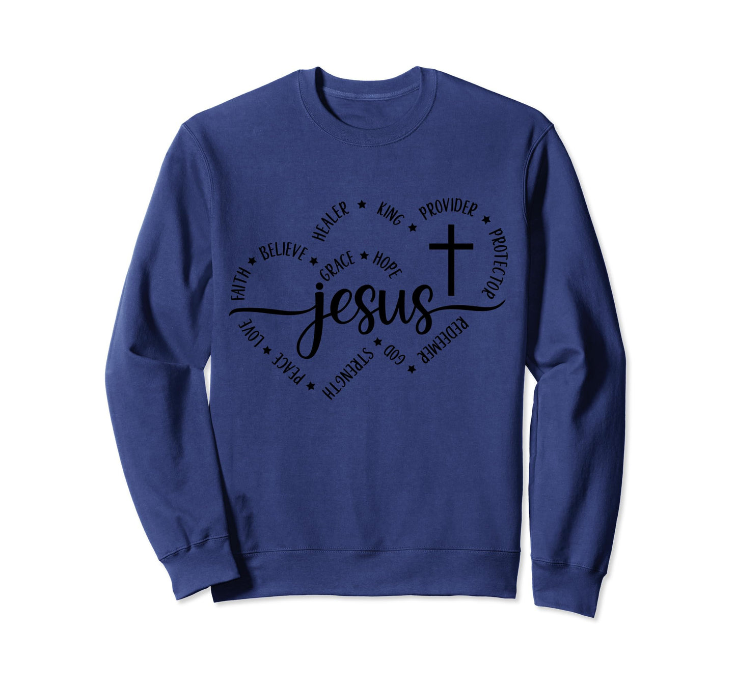 Christian Jesus Grace Hope Love Peace Sweatshirt - Novelty Apparel Unisex - T-Shirt, Sweatshirt, Hoodie