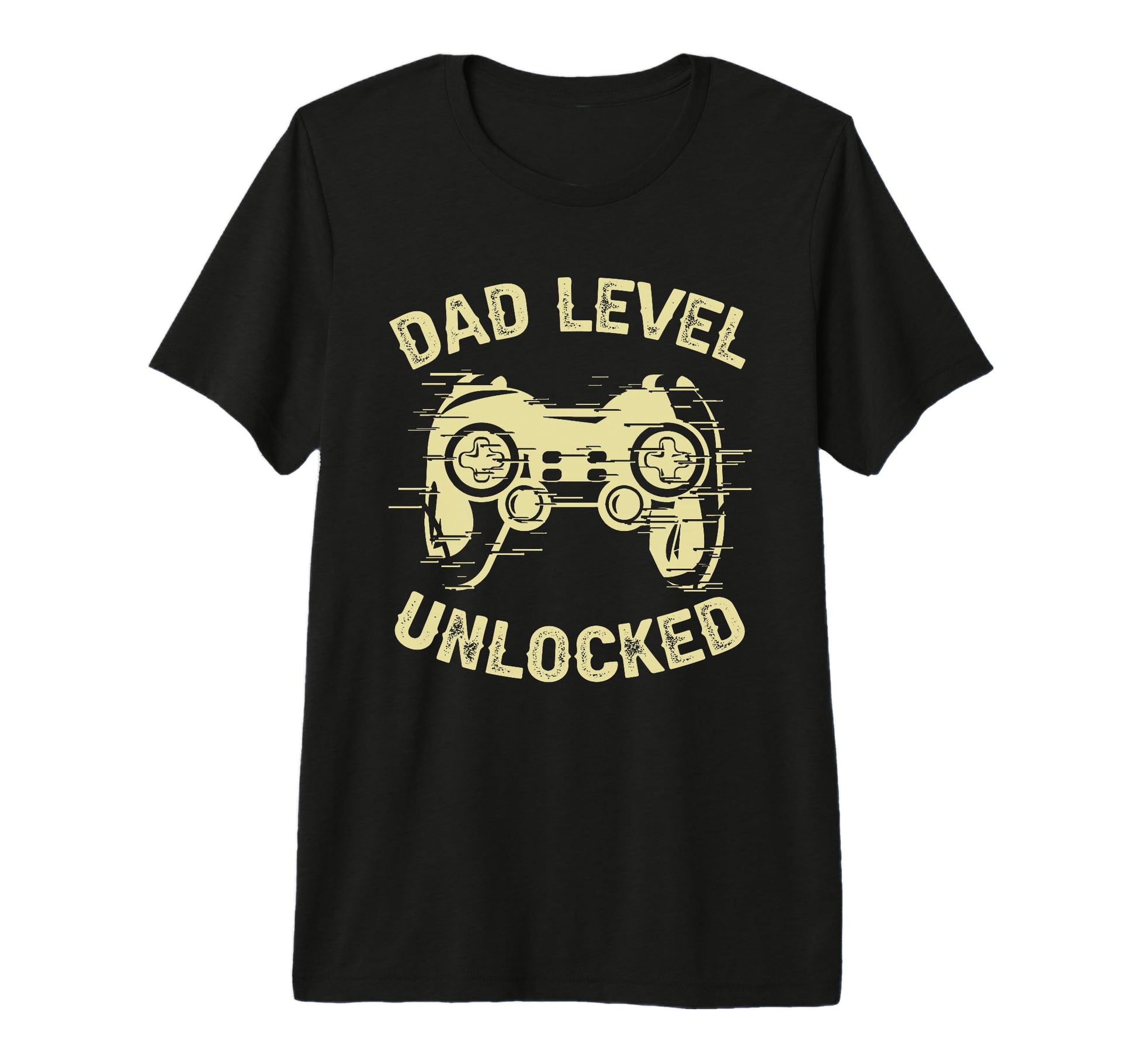 Dad Level Unlocked Gaming Controller T-Shirt - Trendy Graphic for Adults - T-Shirt, Sweatshirt, Hoodie
