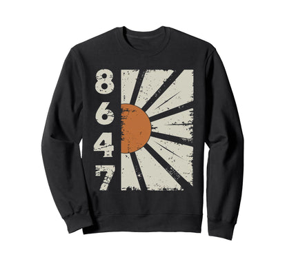 8647 Subtle Anti Trump Political Sweatshirt - Graphic Print for Adults - T-Shirt, Sweatshirt, Hoodie