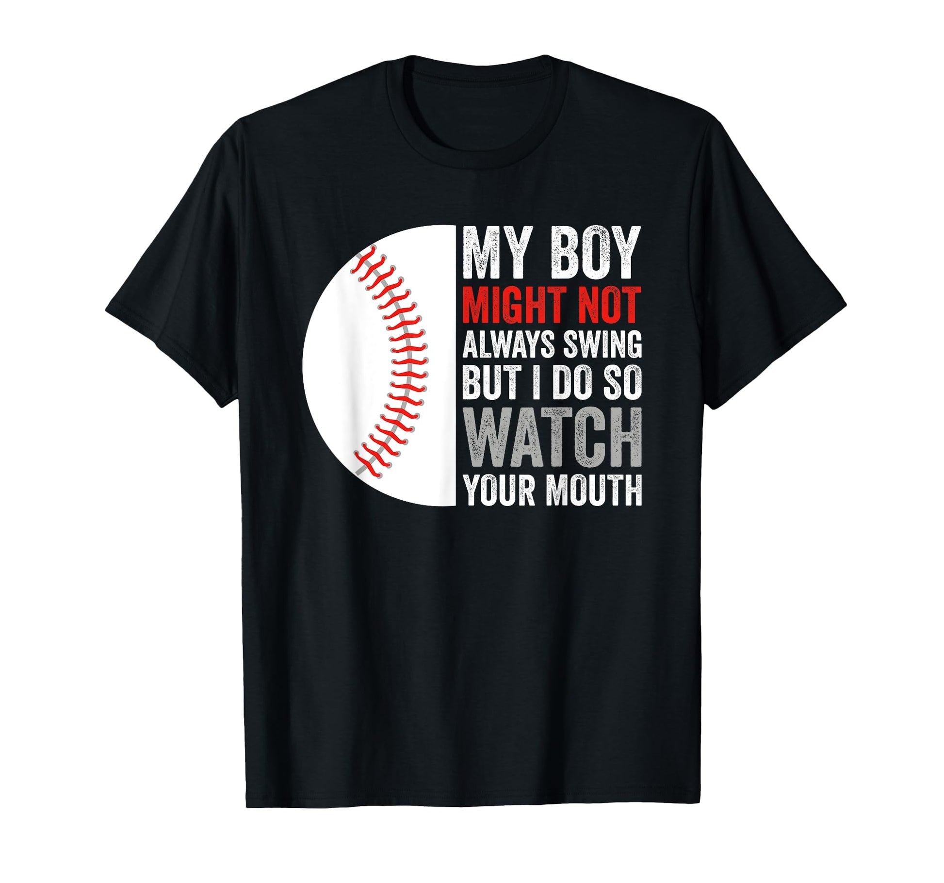 Funny Baseball Parent Swing Joke T-Shirt - Aesthetic Graphic Men Women - T-Shirt, Sweatshirt, Hoodie