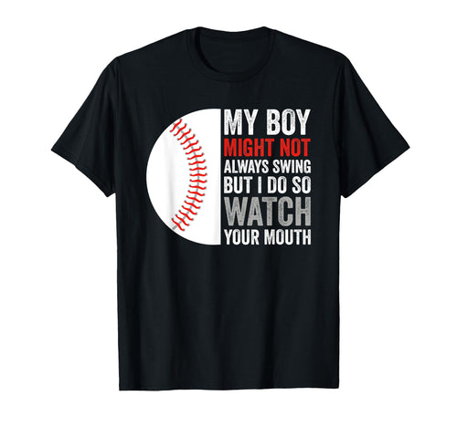 Funny Baseball Parent Swing Joke T-Shirt - Aesthetic Graphic Men Women - T-Shirt, Sweatshirt, Hoodie