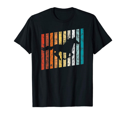 Running Horse Wild Galloping Stripe T-Shirt - Minimalist Print for Adults - T-Shirt, Sweatshirt, Hoodie
