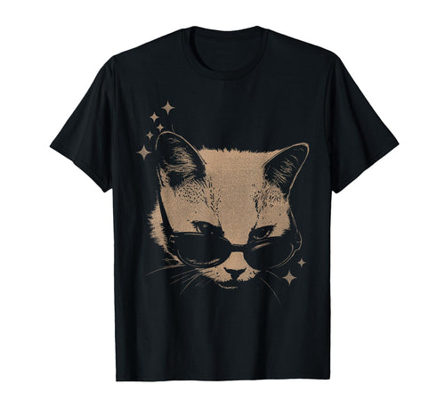 Y2K Cat Sunglasses 90S 2000S Grunge T-Shirt - Fun Novelty Design Unisex - T-Shirt, Sweatshirt, Hoodie