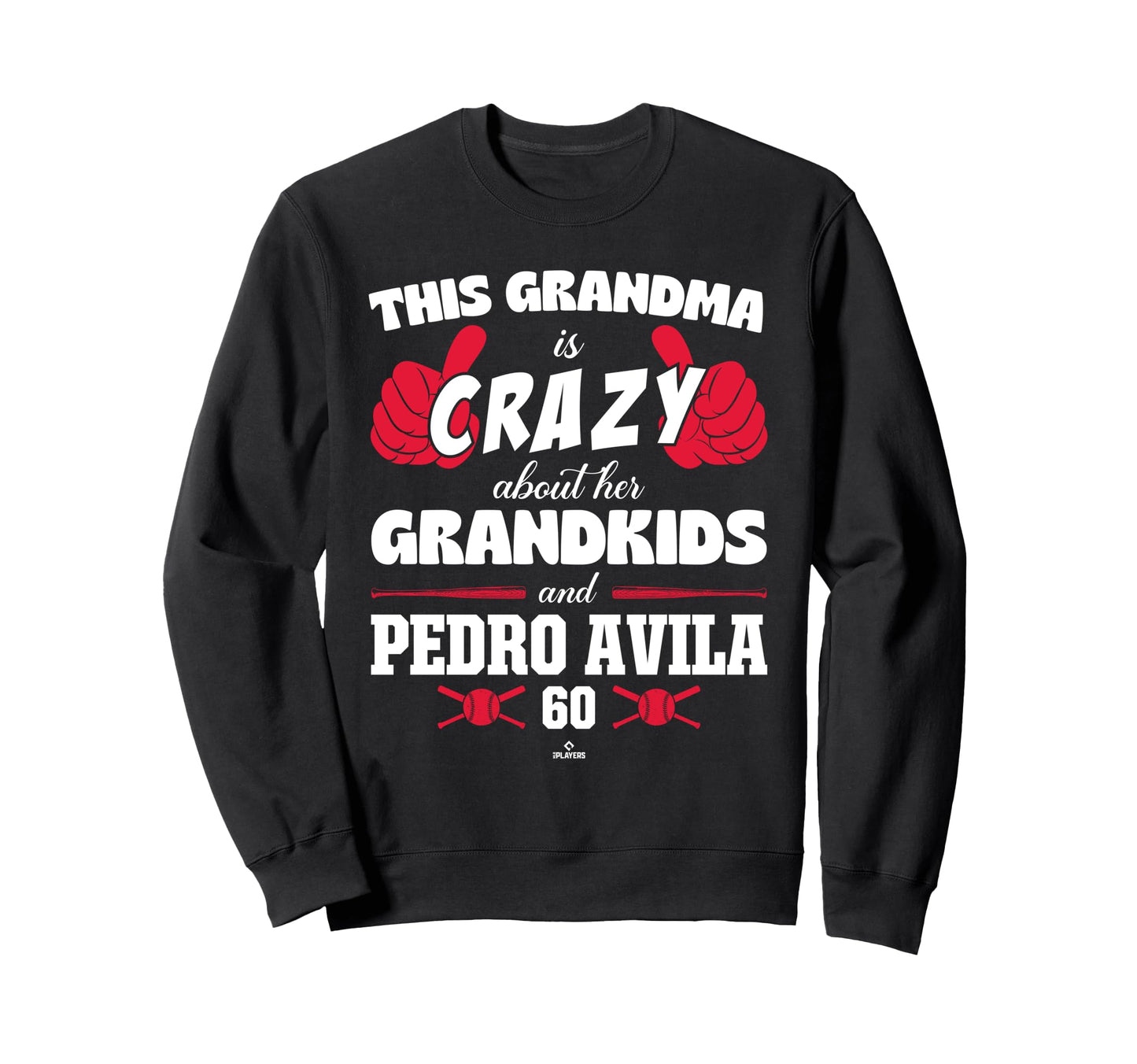 Grandma Crazy Pedro Avila Cleveland Sweatshirt - Minimalist Print Unisex - T-Shirt, Sweatshirt, Hoodie