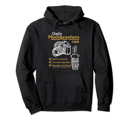 Camera Checklists Funny Photography Hoodie - Streetwear Style Unisex - T-Shirt, Sweatshirt, Hoodie