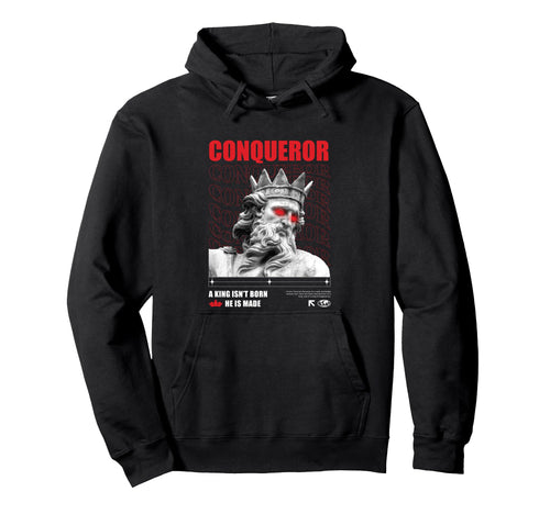 Conqueror Sculpture Greek Aesthetic Edgy Hoodie - Streetwear Style Unisex - T-Shirt, Sweatshirt, Hoodie