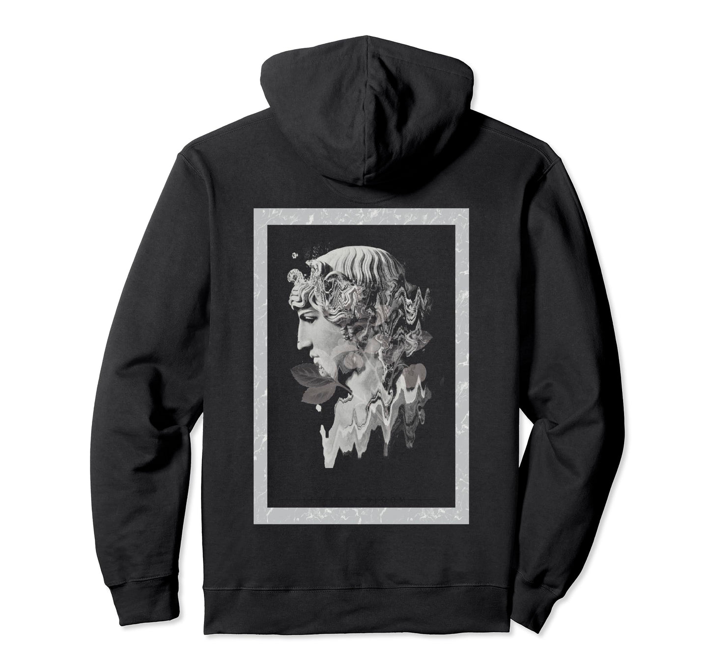 Vaporwave Aesthetic 80S 90S Greek Statue Art Hoodie - Unique Graphic Unisex - T-Shirt, Sweatshirt, Hoodie