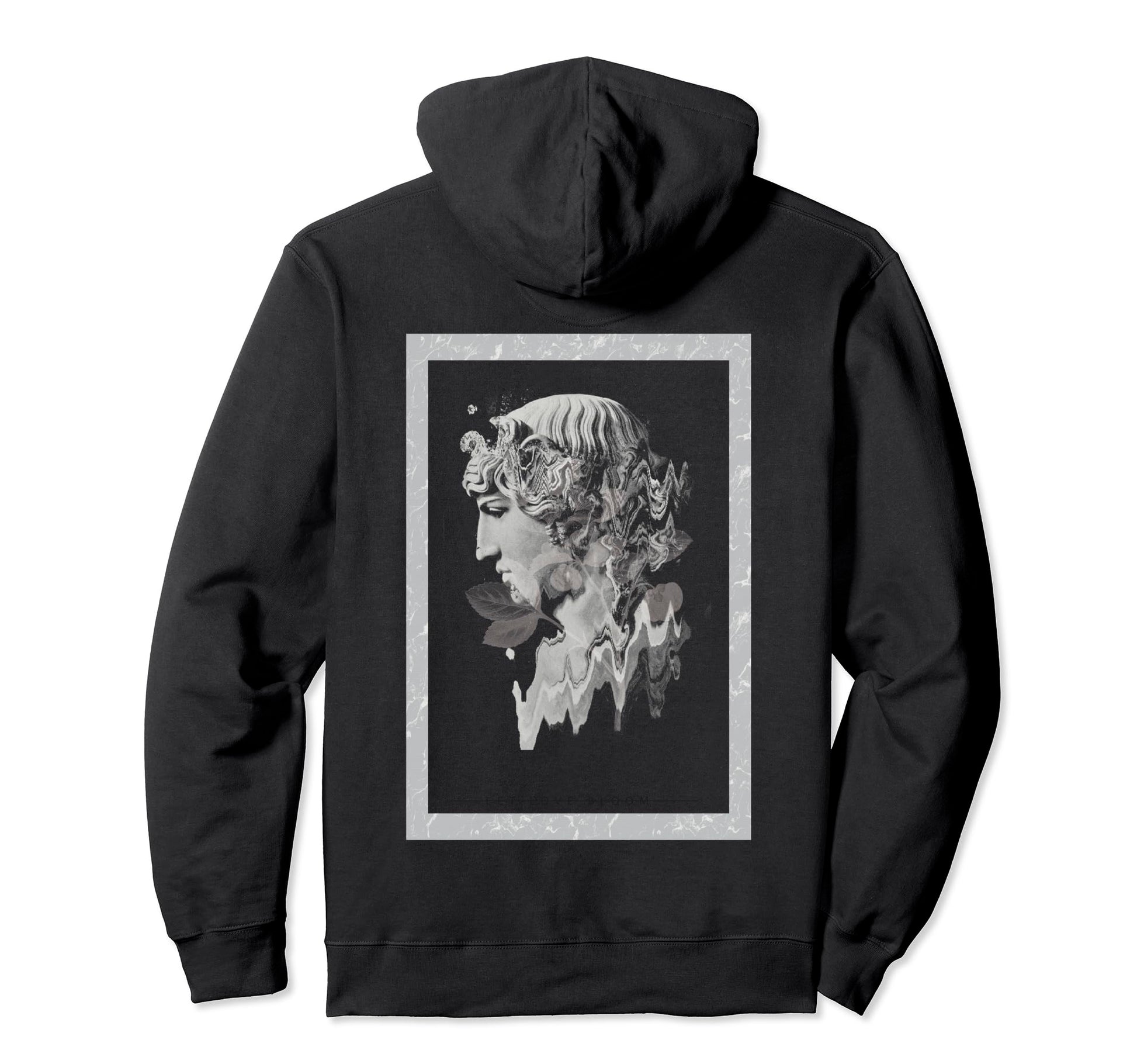 Vaporwave Aesthetic 80S 90S Greek Statue Art Hoodie - Unique Graphic Unisex - T-Shirt, Sweatshirt, Hoodie