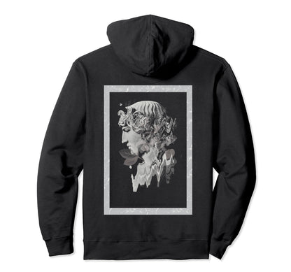 Vaporwave Aesthetic 80S 90S Greek Statue Art Hoodie - Unique Graphic Unisex - T-Shirt, Sweatshirt, Hoodie
