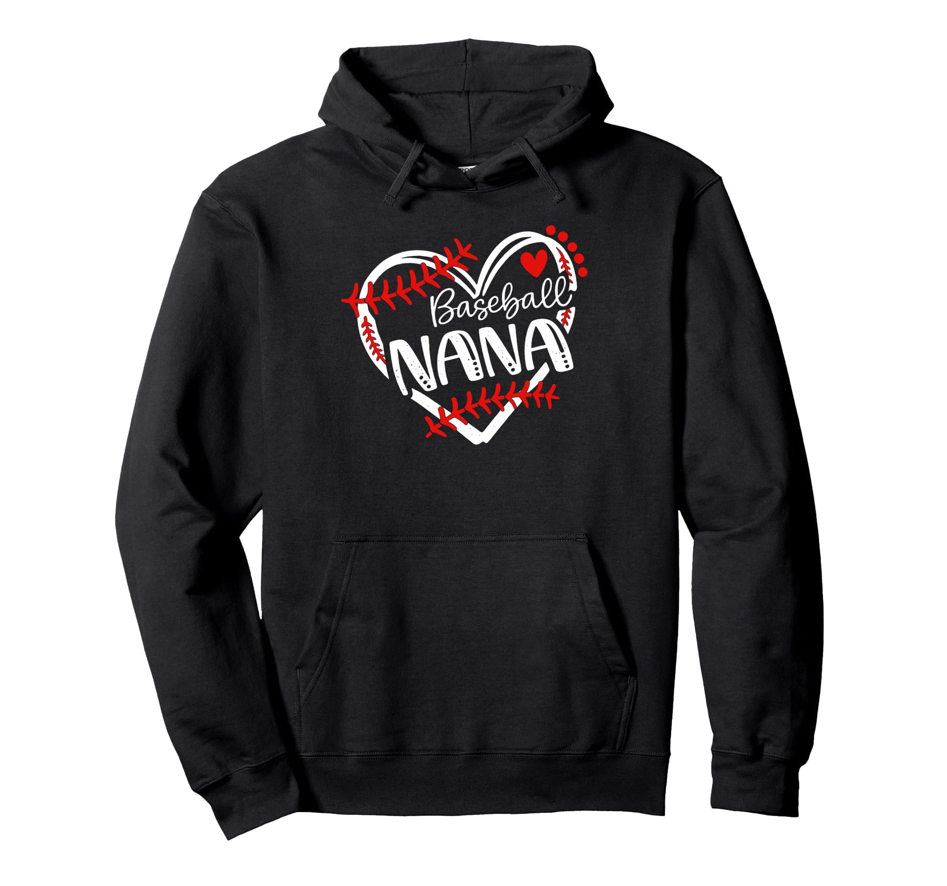 Baseball Nana Proud Grandma Baseball Hoodie - Casual Everyday Wear Unisex - T-Shirt, Sweatshirt, Hoodie