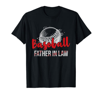 Baseball Father Law Fathers Day Dad T-Shirt - Casual Everyday Wear Unisex - T-Shirt, Sweatshirt, Hoodie
