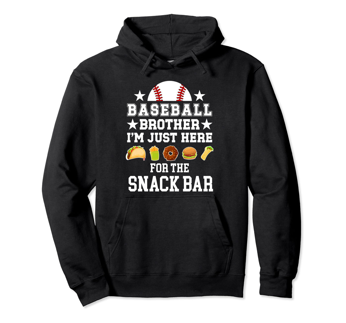 Baseball Brother Snack Bar Brother Hoodie - Novelty Apparel Men Women - T-Shirt, Sweatshirt, Hoodie