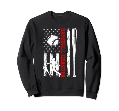 Distressed Usa American Flag Sweatshirt - Minimalist Print Men Women - T-Shirt, Sweatshirt, Hoodie