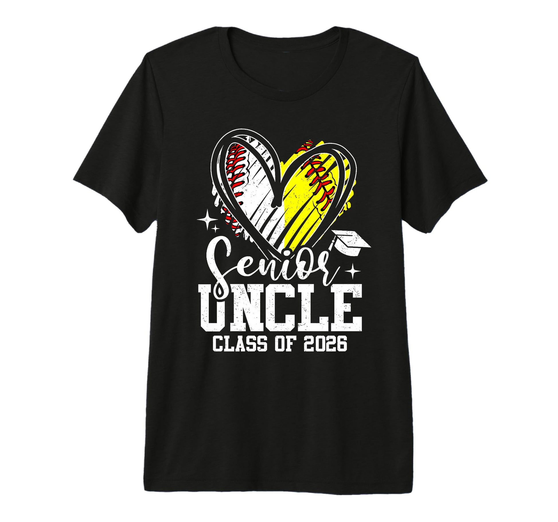 Senior Uncle Class 2026 Baseball T-Shirt - Trendy Graphic Men Women - T-Shirt, Sweatshirt, Hoodie