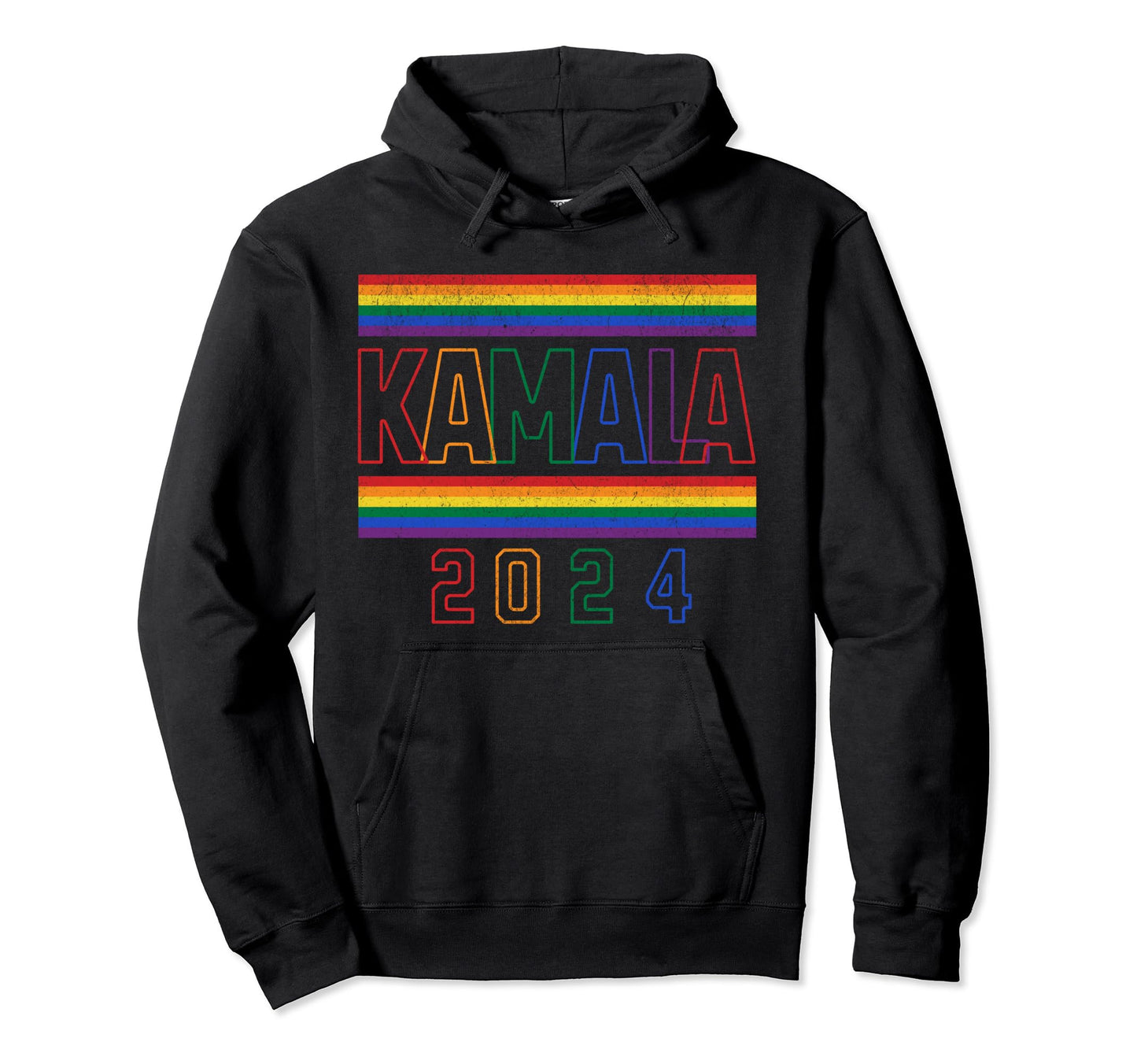 Kamala Harris 2024 Election Lgbtq Hoodie - Custom Art Print for Adults - T-Shirt, Sweatshirt, Hoodie