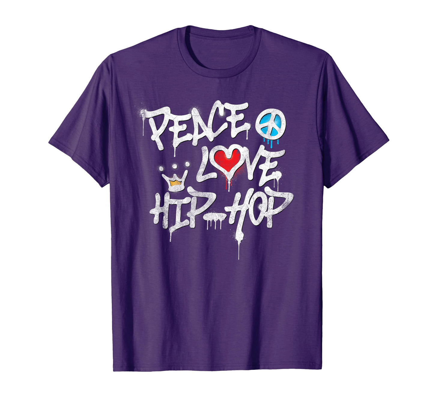 Peace Love Hip Hop Dancing T-Shirt - Trendy Graphic Men Women - T-Shirt, Sweatshirt, Hoodie