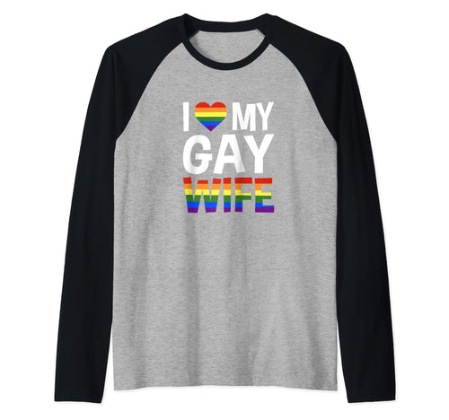 Lgbtq Pride I Love Gay Wife Shirts Hoodie - Streetwear Style for Adults - T-Shirt, Sweatshirt, Hoodie