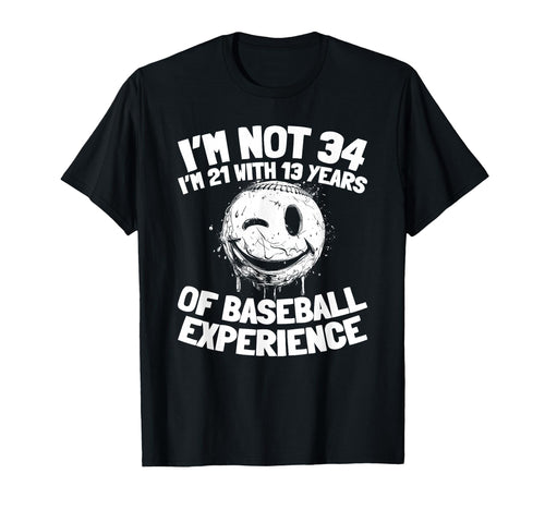 34Th Birthday Team Player Baseball T-Shirt - Streetwear Style Unisex - T-Shirt, Sweatshirt, Hoodie