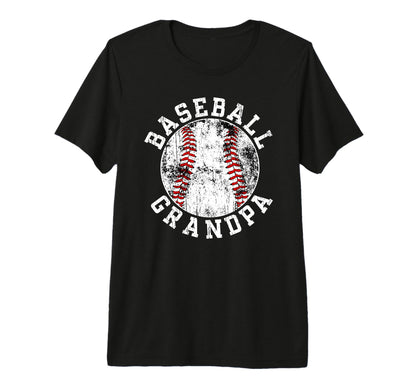 Mens Baseball Grandpa Baseball T-Shirt - Minimalist Print for Adults - T-Shirt, Sweatshirt, Hoodie