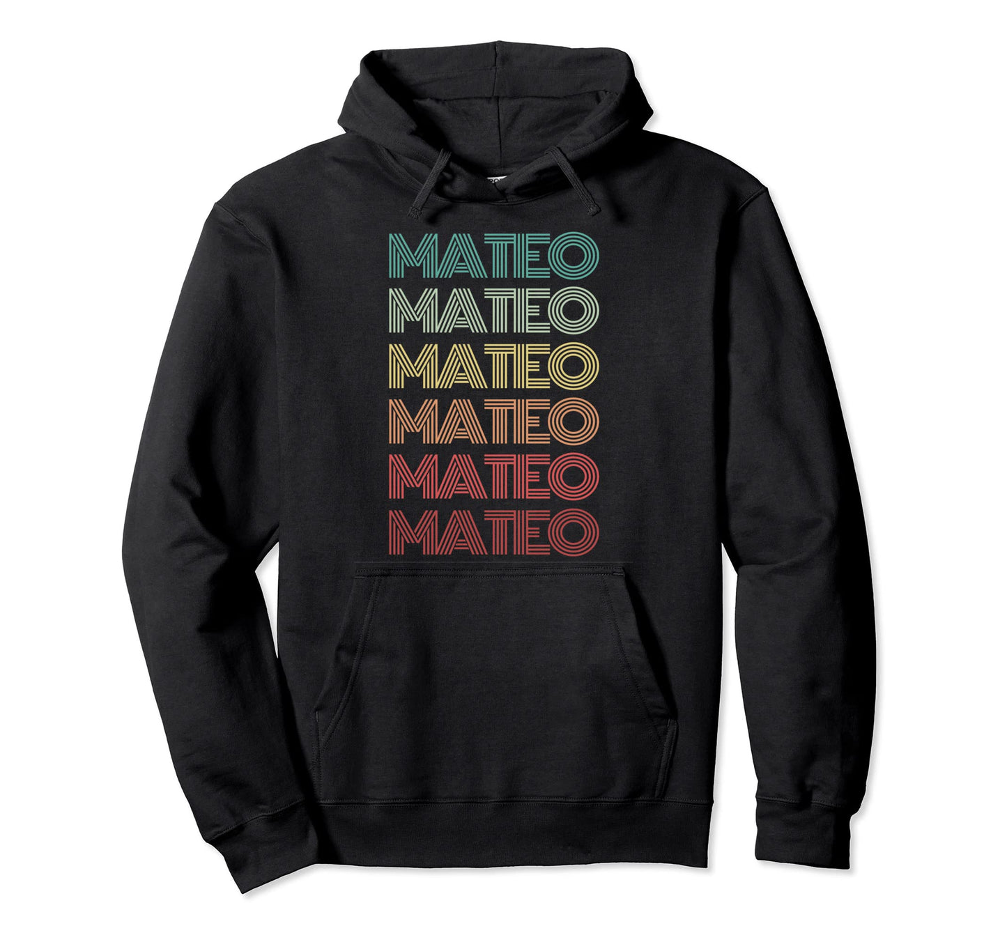 First Name Mateo Personalized Birthday Hoodie - Trendy Graphic for Adults - T-Shirt, Sweatshirt, Hoodie