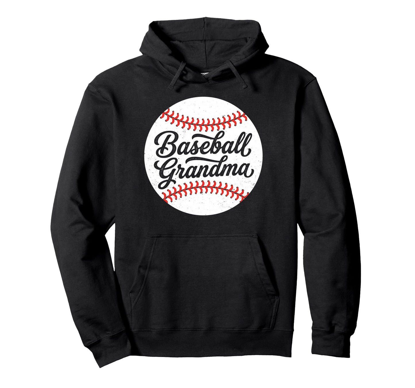 Baseball Grandma Script Sports Hoodie - Streetwear Style Unisex - T-Shirt, Sweatshirt, Hoodie