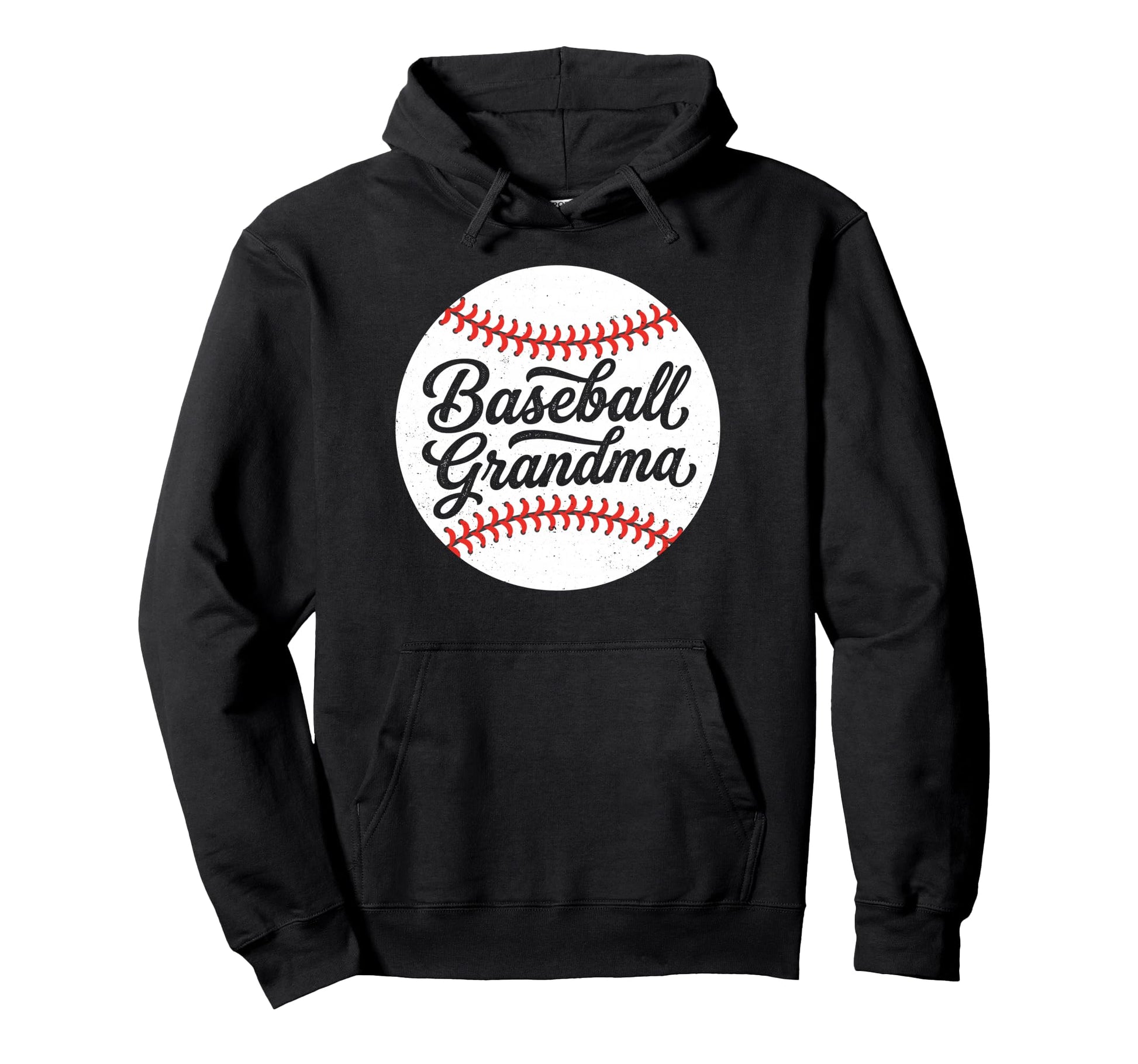 Baseball Grandma Script Sports Hoodie - Streetwear Style Unisex - T-Shirt, Sweatshirt, Hoodie