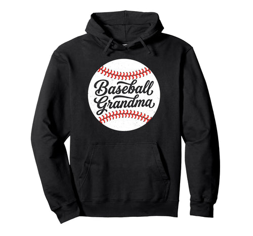 Baseball Grandma Script Sports Hoodie - Streetwear Style Unisex - T-Shirt, Sweatshirt, Hoodie