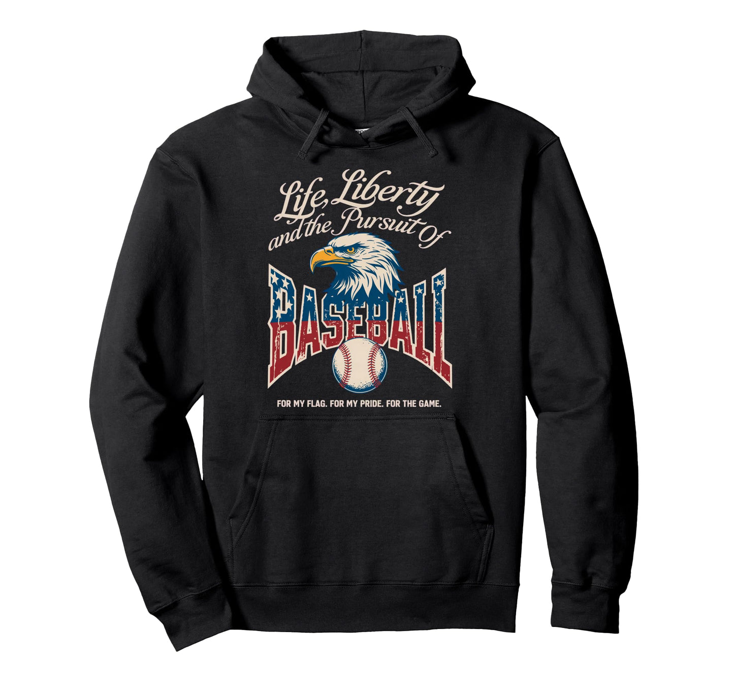 Life Liberty And Pursuit Baseball Sweatshirt - Streetwear Style for Adults - T-Shirt, Sweatshirt, Hoodie