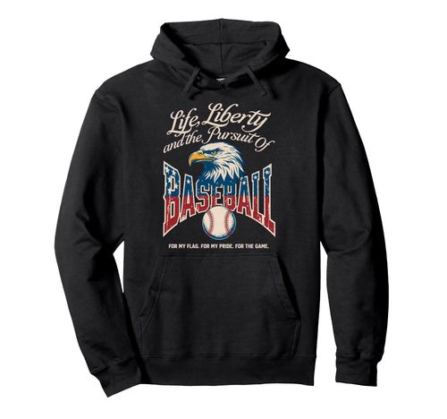 Life Liberty And Pursuit Baseball Sweatshirt - Streetwear Style for Adults - T-Shirt, Sweatshirt, Hoodie