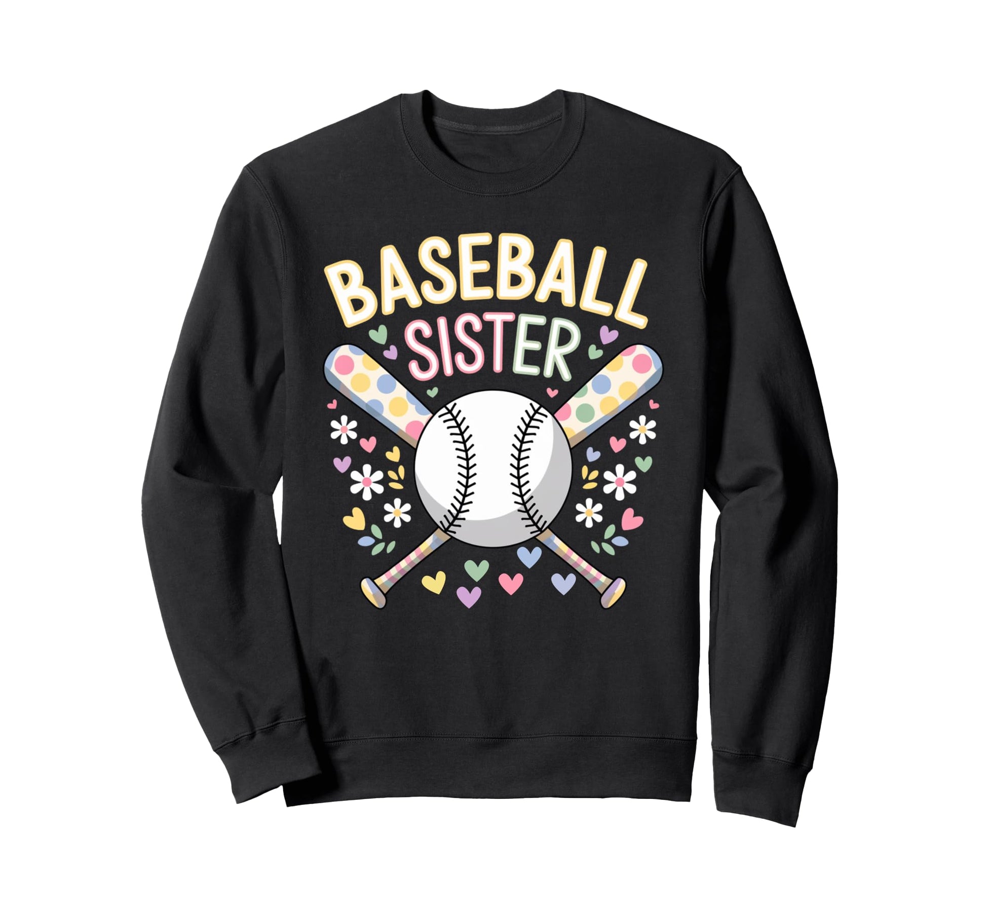 Sister Baseball Family Matching Sweatshirt - Aesthetic Graphic Unisex - T-Shirt, Sweatshirt, Hoodie