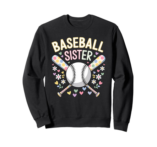 Sister Baseball Family Matching Sweatshirt - Aesthetic Graphic Unisex - T-Shirt, Sweatshirt, Hoodie