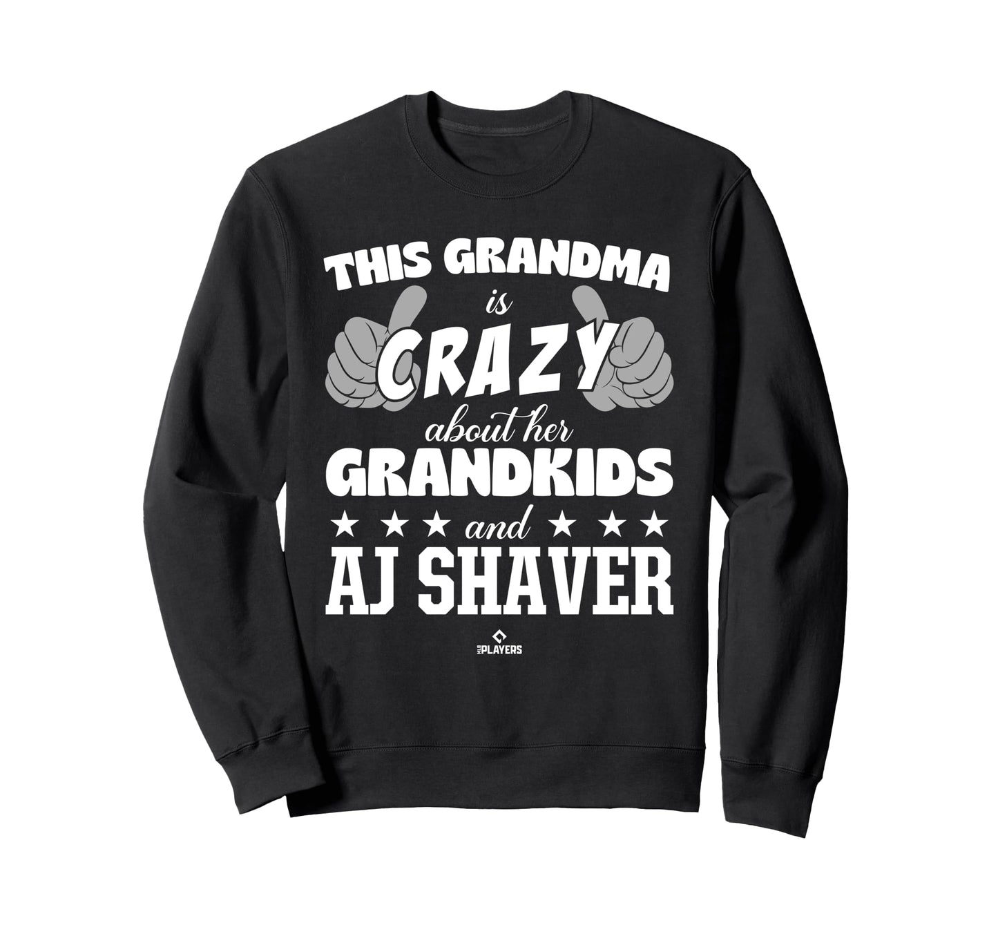 Grandma Crazy Aj Shaver Prospect Sweatshirt - Graphic Print for Adults - T-Shirt, Sweatshirt, Hoodie