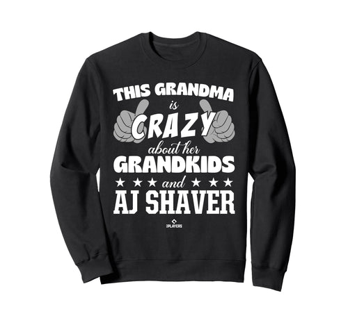 Grandma Crazy Aj Shaver Prospect Sweatshirt - Graphic Print for Adults - T-Shirt, Sweatshirt, Hoodie
