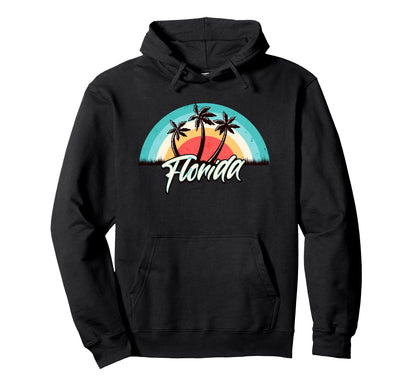 Matching Family Vacation Sunset Florida Hoodie - Novelty Apparel Men Women - T-Shirt, Sweatshirt, Hoodie