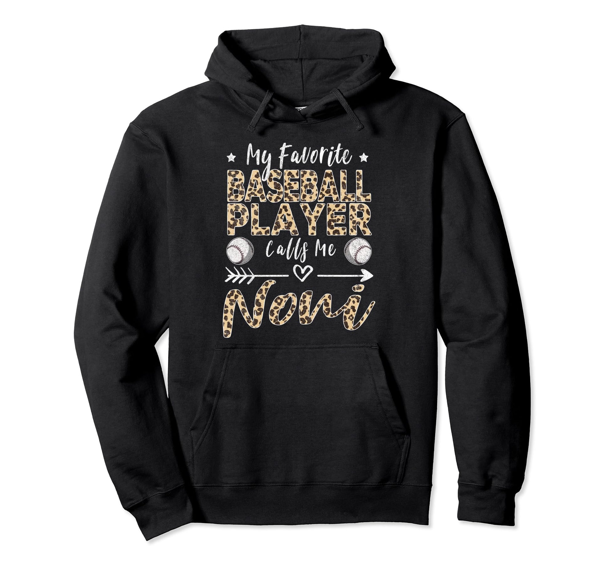 My Favorite Baseball Player Calls Me Noni Hoodie - Trendy Graphic Unisex - T-Shirt, Sweatshirt, Hoodie
