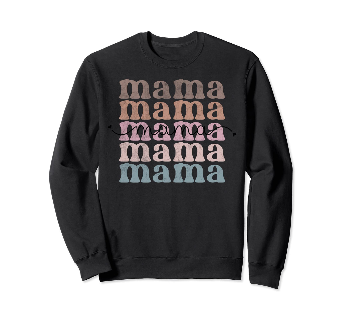 Groovy Boho Mama Mothers Day Sweatshirt - Trendy Graphic Unisex - T-Shirt, Sweatshirt, Hoodie