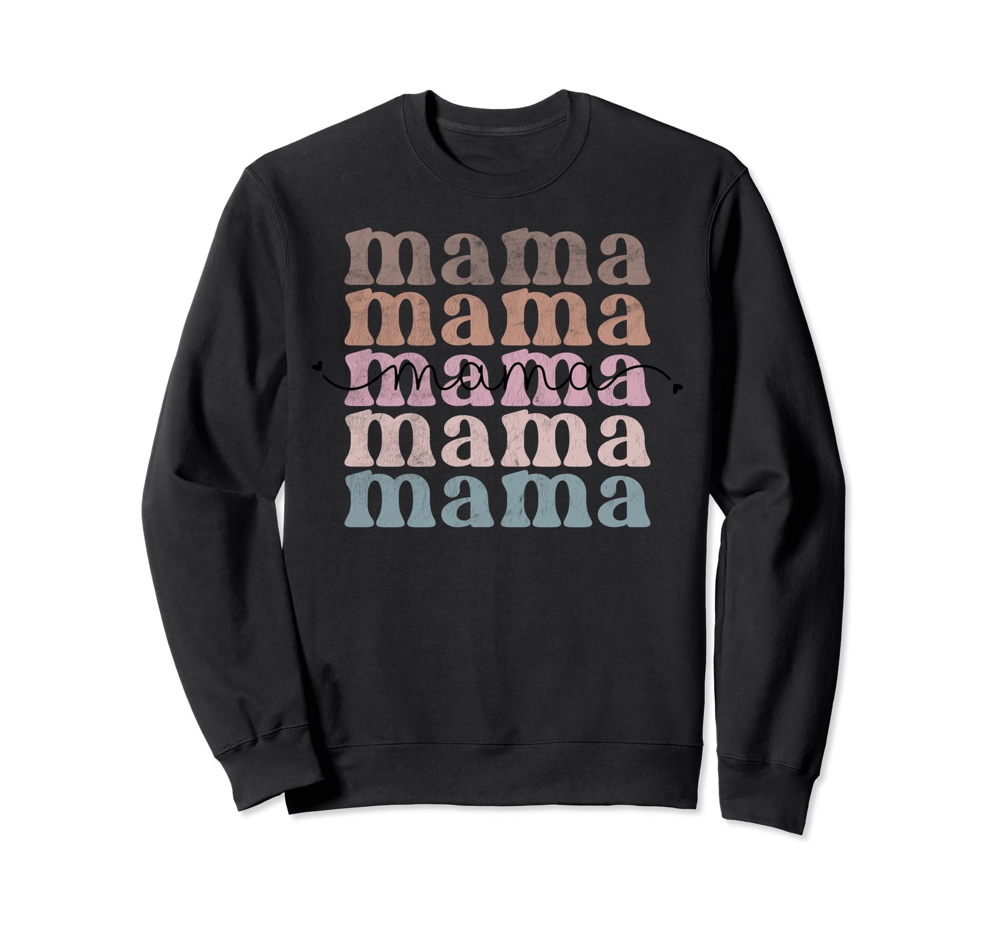 Groovy Boho Mama Mothers Day Sweatshirt - Trendy Graphic Unisex - T-Shirt, Sweatshirt, Hoodie