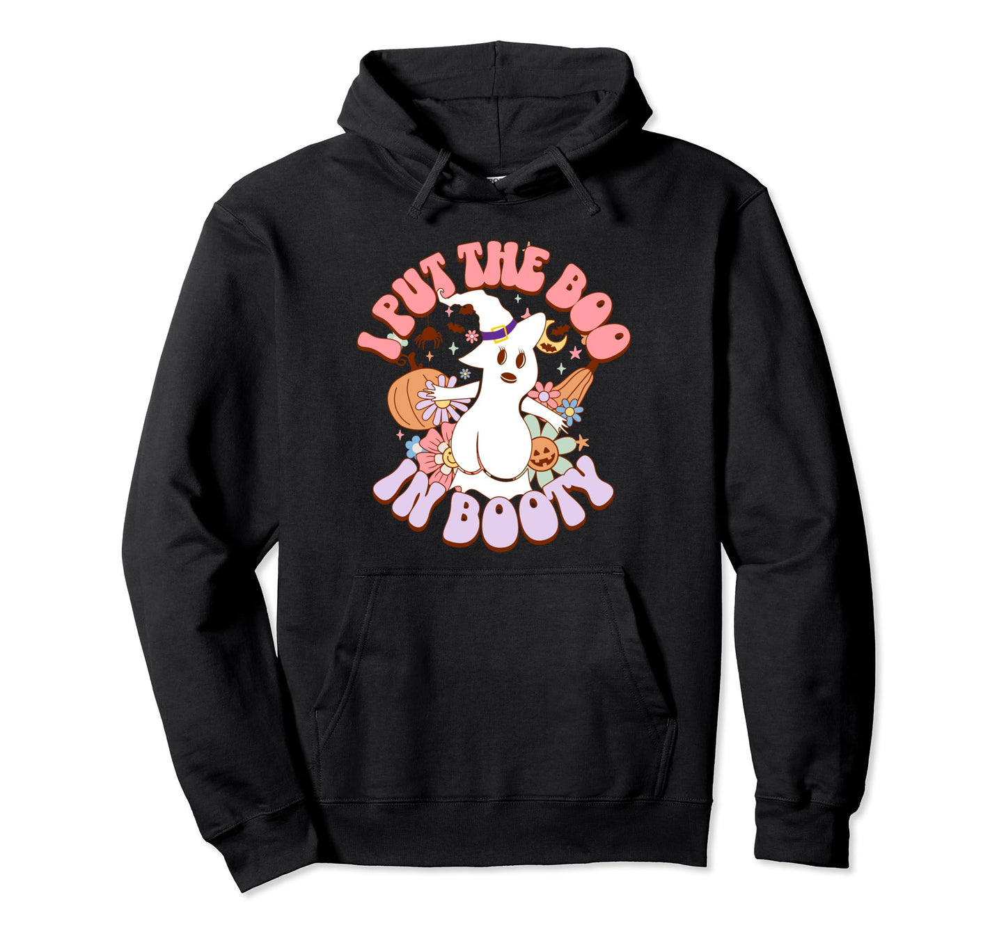 Funny I Put Boo Booty Halloween Costume Hoodie - Minimalist Print Unisex - T-Shirt, Sweatshirt, Hoodie