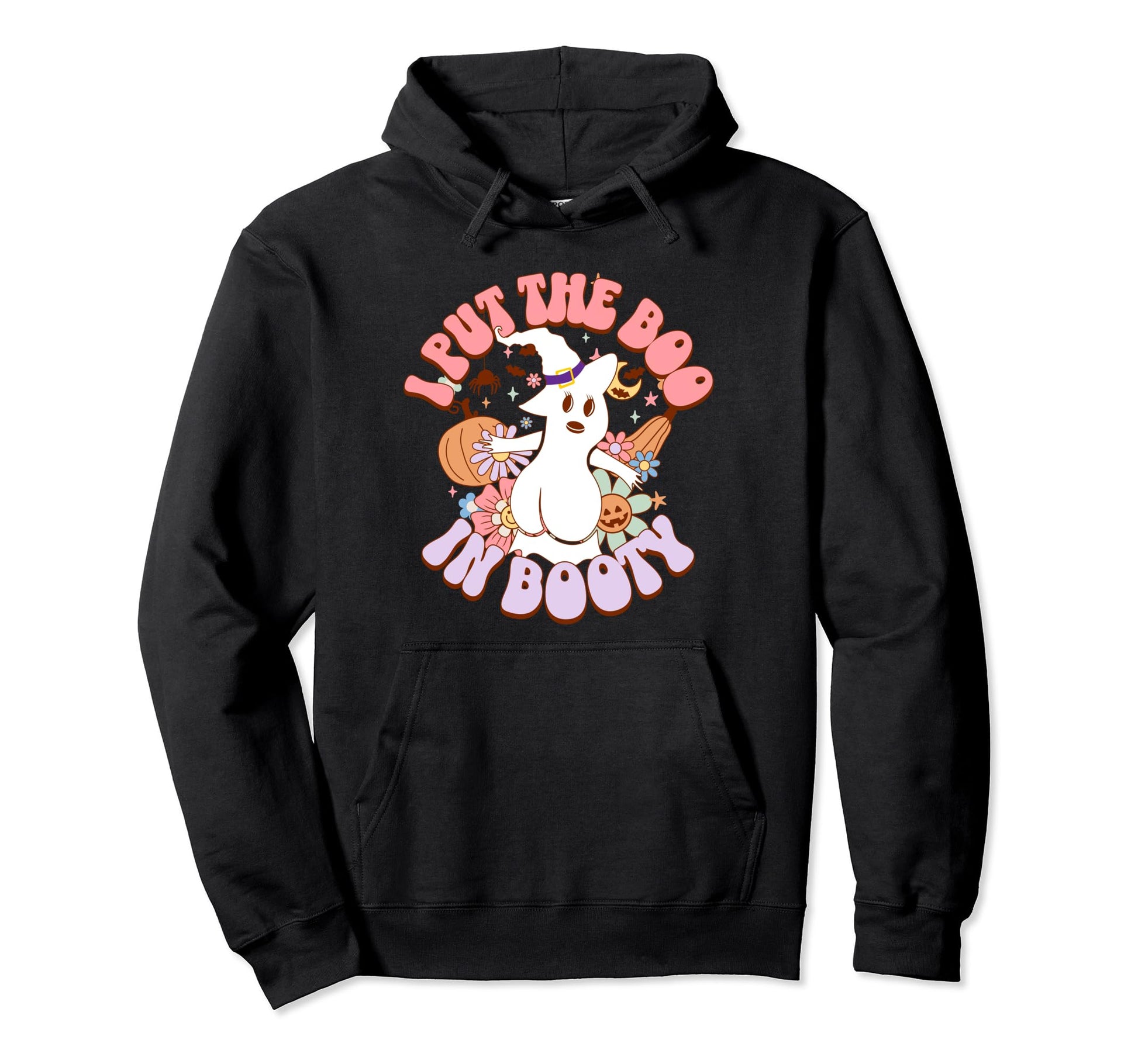 Funny I Put Boo Booty Halloween Costume Hoodie - Minimalist Print Unisex - T-Shirt, Sweatshirt, Hoodie