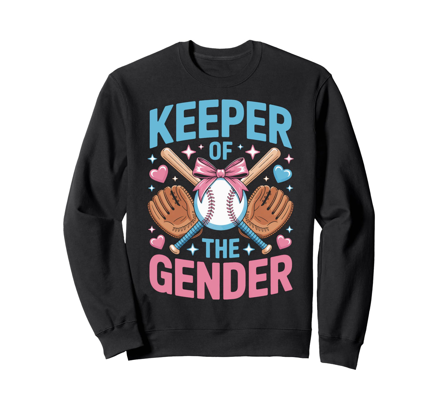 Baseball Reveal Keeper Gender Sweatshirt - Aesthetic Graphic Unisex - T-Shirt, Sweatshirt, Hoodie