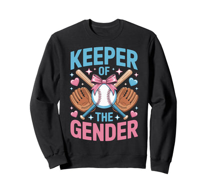 Baseball Reveal Keeper Gender Sweatshirt - Aesthetic Graphic Unisex - T-Shirt, Sweatshirt, Hoodie