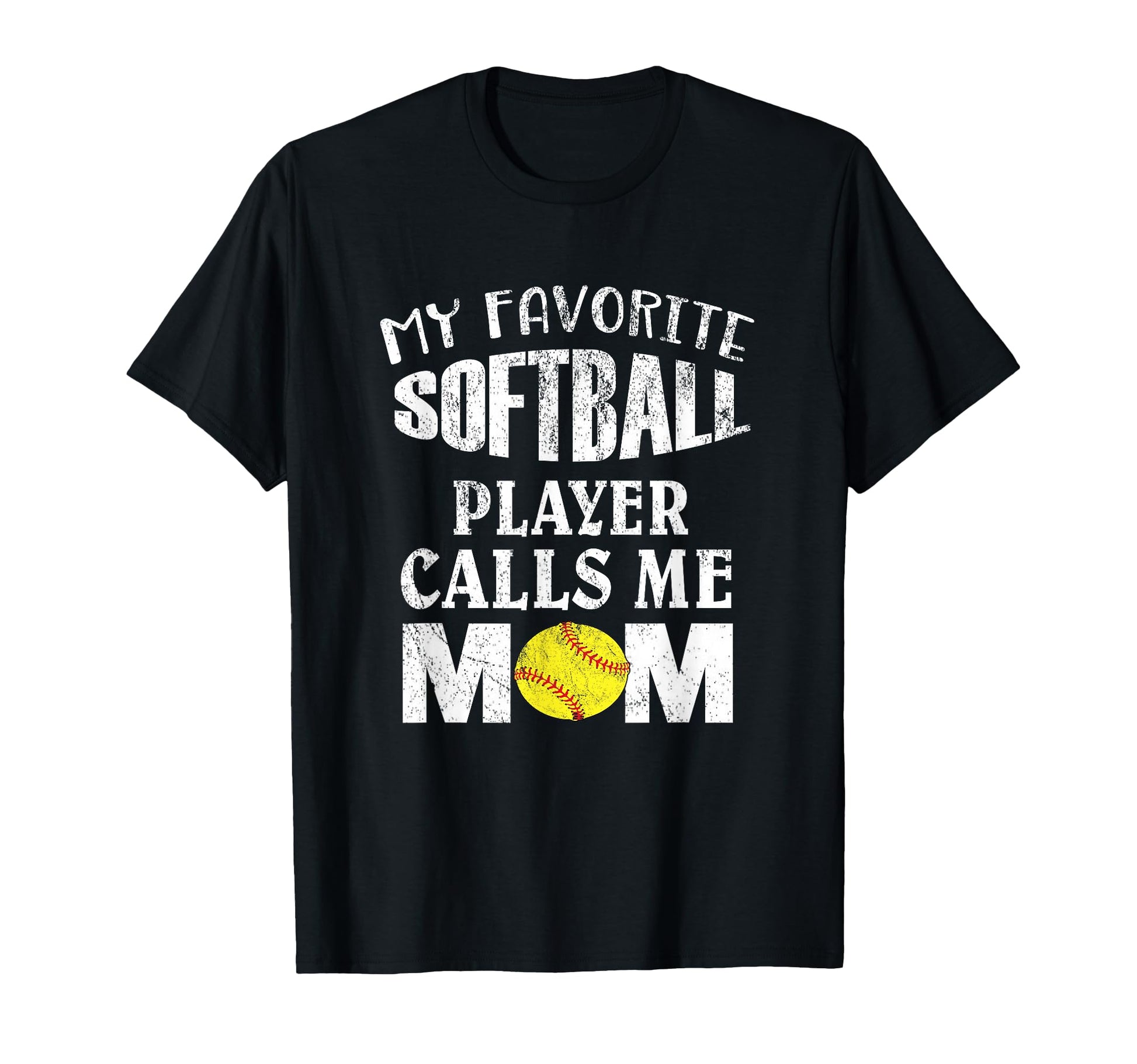 My Favorite Softball Player Calls Me Mom T-Shirt - Minimalist Print Unisex - T-Shirt, Sweatshirt, Hoodie