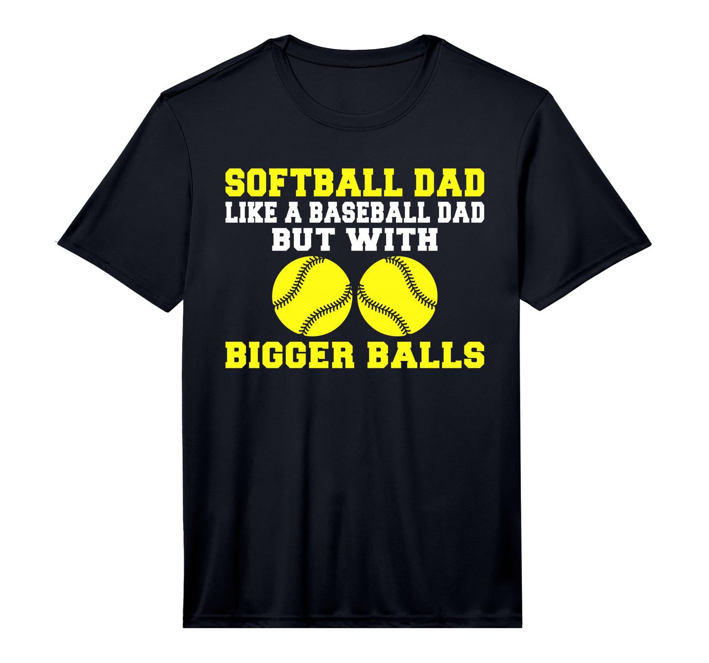 Mens Softball Dad Like Baseball Dad T-Shirt - Minimalist Print for Adults - T-Shirt, Sweatshirt, Hoodie