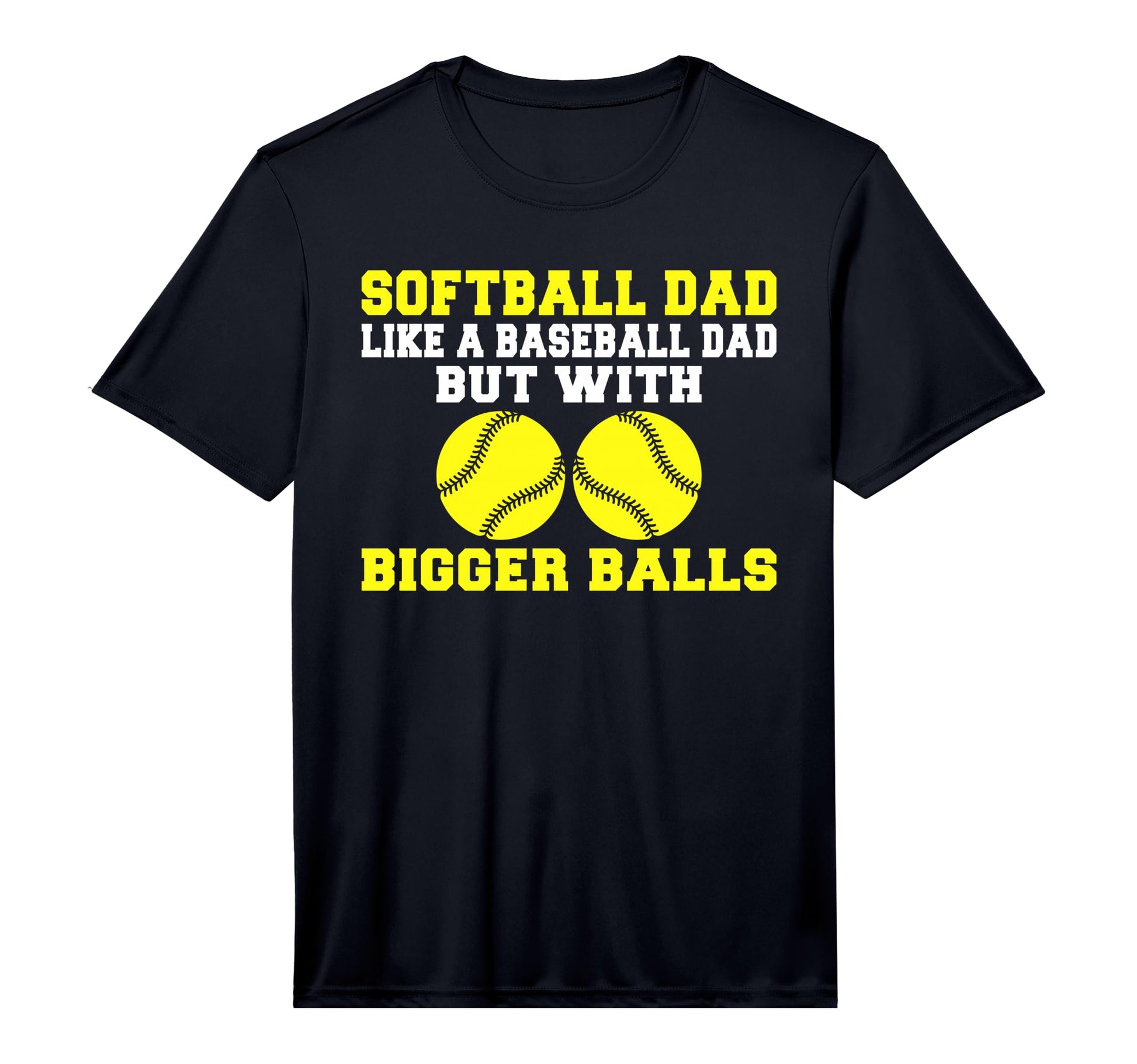 Mens Softball Dad Like Baseball Dad T-Shirt - Minimalist Print for Adults - T-Shirt, Sweatshirt, Hoodie